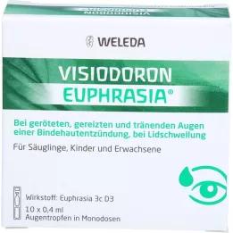 VISIODORON Krople do oczu Euphrasia, 10X0,4 ml