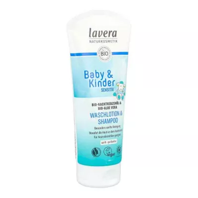 Lavera Baby & Wrażliwy płyn do mycia dla dzieci & Szampon.(200 ml) Lavera Baby & Wrażliwy płyn do mycia dla dzieci & Szampon.(200 ml)