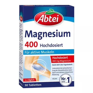 Abbey Magnesium 400 tabletki wysokodawkowe, 30 szt Abbey Magnesium 400 tabletki wysokodawkowe, 30 szt