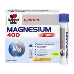 DOPPELHERZ Magnesium 400 Liquid system Trinkamp., 30 szt