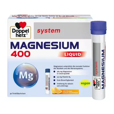 Doppelherz Magnesium 400 Liquid System ampułka do picia, 30 szt