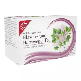 H&amp;S Torebka filtracyjna do herbaty na pęcherz i drogi moczowe, 20X2 g