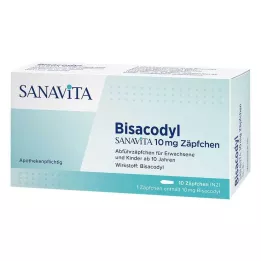 BISACODYL SANAVITA czopek 10 mg, 10 szt