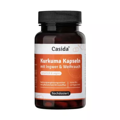 Kurkuma + imbir + kadzidło w kapsułkach, duże dawki, 90 sztuk Kurkuma + imbir + kadzidło w kapsułkach, duże dawki, 90 sztuk