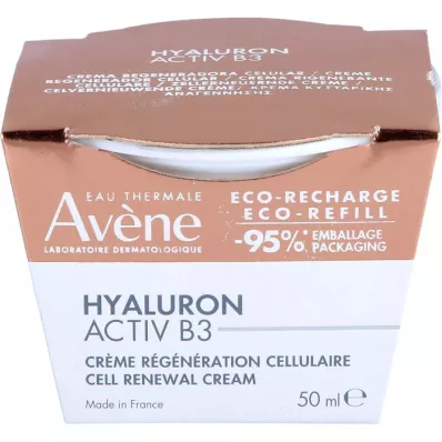 AVENE Opakowanie uzupełniające kremu komórkowego Hyaluron Activ B3, 50 ml