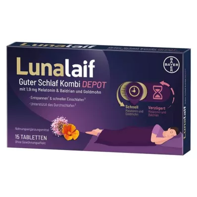 LUNALAIF Tabletki Good Sleep Combi Depot, 15 szt