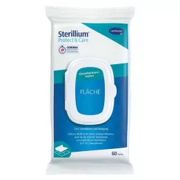 STERILLIUM Protect &amp; Chusteczki do dezynfekcji powierzchni Care, 60 szt