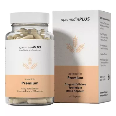 SPERMIDINPLUS Kapsułki Premium, 60 kapsułek SPERMIDINPLUS Kapsułki Premium, 60 kapsułek