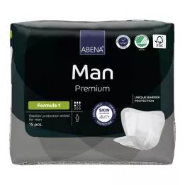 ABENA Wkładki Man Premium Formuła 1, 15 szt