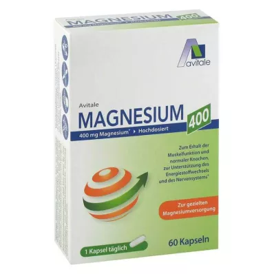 Magnez 400 mg kapsułki, 60 szt Magnez 400 mg kapsułki, 60 szt
