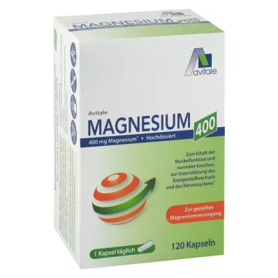 Magnez 400 mg kapsułki, 120 szt