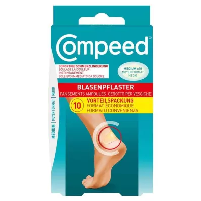 Compeed® plaster na pęcherze średni, 10 szt Compeed® plaster na pęcherze średni, 10 szt