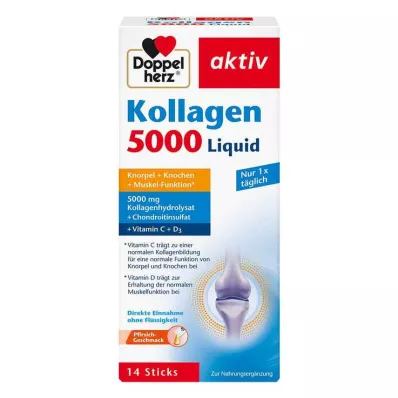 Doppelherz Collagen 5000 Płynne sztyfty, 14X10 ml Doppelherz Collagen 5000 Płynne sztyfty, 14X10 ml