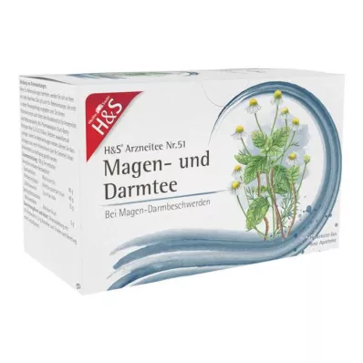 H&amp;S® Worki filtrujące do herbaty żołądkowej i jelitowej, 20X2,0 g
