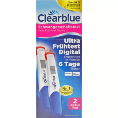 CLEARBLUE Test ciążowy Ultra Early Test Digital, 2 szt