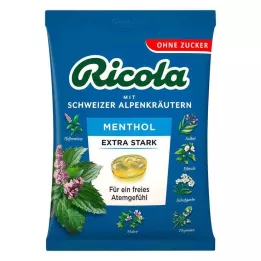 RICOLA o.Z.Beutel Menthol extra mocne cukierki, 75 g