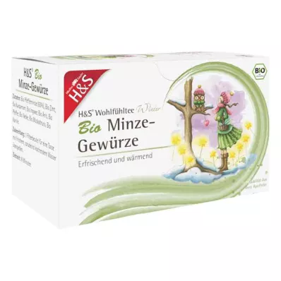 H&S Worek filtrujący do herbaty zimowej z organicznymi przyprawami miętowymi (20x2,0 g) H&S Worek filtrujący do herbaty zimowej z organicznymi przyprawami miętowymi (20x2,0 g)