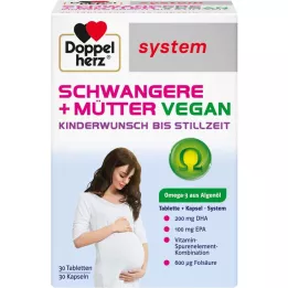 DOPPELHERZ Pregnant+Mothers vegan syst.combipack, 60 szt