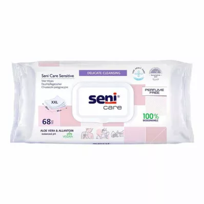 Chusteczki nawilżane Seni® Care Sensitive, 68 szt