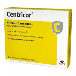 Centricor® Witamina C w ampułkach 100 mg/ml roztwór do wstrzykiwań, 5X5 ml