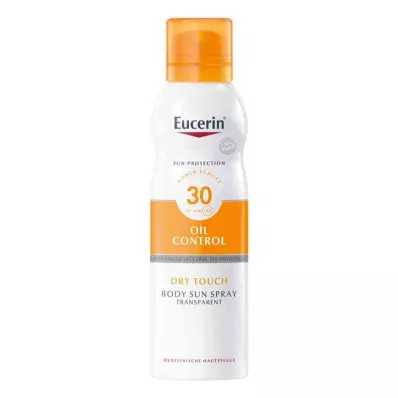Eucerin Sun Oil Control Dry Touch spray do ciała LSF 30 (200 ml)