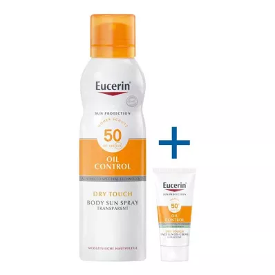 Eucerin Sun Oil Control Body przezroczysty aerozol LSF 50, 200 ml