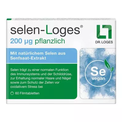 Selenium-Loges 200 µg roślinne tabletki powlekane, 60 szt Selenium-Loges 200 µg roślinne tabletki powlekane, 60 szt