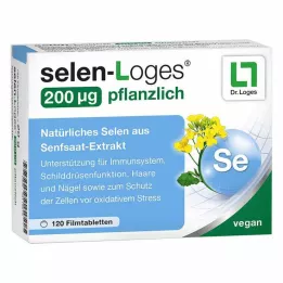 SELEN-LOGES Ziołowe tabletki powlekane 200 μg, 120 szt