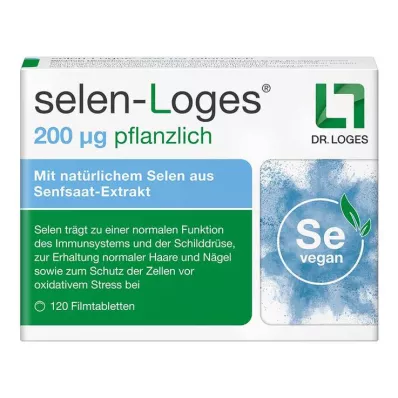 Selen-Loges 200 µg roślinne tabletki powlekane, 120 szt Selen-Loges 200 µg roślinne tabletki powlekane, 120 szt