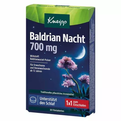 Kneipp Valerian Night 700 mg tabletki powlekane, 30 szt Kneipp Valerian Night 700 mg tabletki powlekane, 30 szt