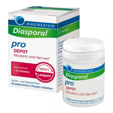 Magnesium Diasporal pro + witamina B.DEPOT piżmo.+ Zakładka na nerwy, 30 szt Magnesium Diasporal pro + witamina B.DEPOT piżmo.+ Zakładka na nerwy, 30 szt
