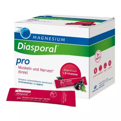 Magnesium Diasporal pro + witamina B. Piżmo.+ Nerves Direct, 30 szt