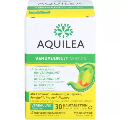 AQUILEA Tabletki do żucia Digestion, 30 szt