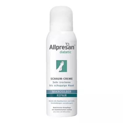 Allpresan Cukrzyca Mikrosrebro + Krem w piance naprawczej, 125 ml