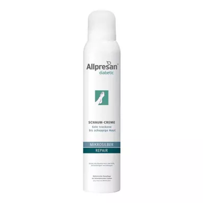 Allpresan Cukrzyca Mikrosrebro + Krem w piance naprawczej, 200 ml