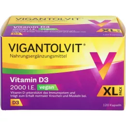 VIGANTOLVIT 2000 j.m. witaminy D3 w wegańskich kapsułkach miękkich, 120 szt