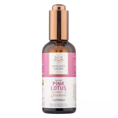 Himalayas Dreams Ayurveda Body &amp; Olejek do twarzy Różowy Lotos, 100 ml