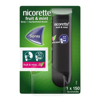 Nicorette Fruit & Mint Spray 1 mg/spray Nfc, 1 szt Nicorette Fruit & Mint Spray 1 mg/spray Nfc, 1 szt