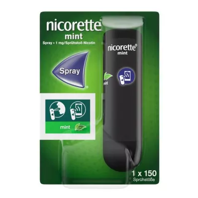 nicorette Mint Spray zawierający 1 mg nikotyny w sprayu, 1 szt nicorette Mint Spray zawierający 1 mg nikotyny w sprayu, 1 szt