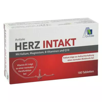 Serce Nienaruszone z Potasem + Magnezem + Witaminami z grupy B Tabletki, 120 szt Serce Nienaruszone z Potasem + Magnezem + Witaminami z grupy B Tabletki, 120 szt