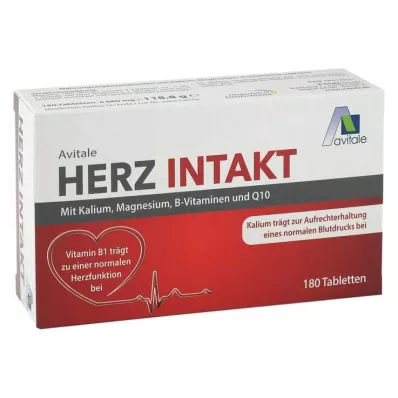 Serce Nienaruszone z Potasem + Magnezem + Witaminami z grupy B Tabletki, 180 szt Serce Nienaruszone z Potasem + Magnezem + Witaminami z grupy B Tabletki, 180 szt