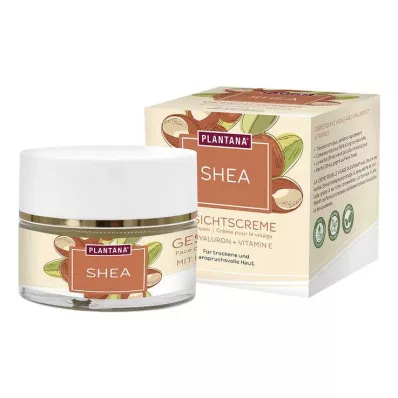 Plantana Shea Krem do twarzy Hialuronowy &amp; Witamina E, 50 ml