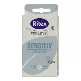 RITEX PRO NATURE SENSITIV prezerwatywy wegańskie, 8 szt