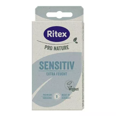 Prezerwatywy wegańskie Ritex Pro Nature Sensitive, 8 szt