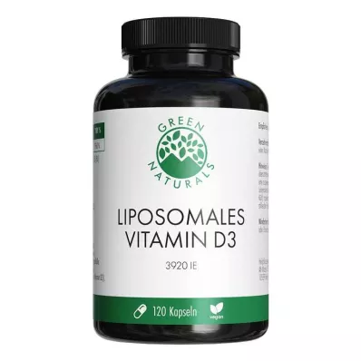 Green Naturals Kapsułki liposomalne z dużą dawką witaminy D3, 120 sztuk