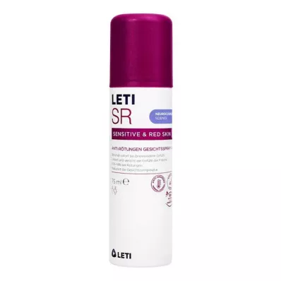 Leti SR aktywny spray do twarzy przeciw zaczerwienieniom, 75 ml Leti SR aktywny spray do twarzy przeciw zaczerwienieniom, 75 ml