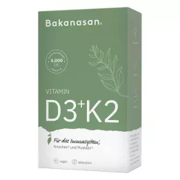 BAKANASAN Witamina D3+K2 w kapsułkach, 60 kapsułek