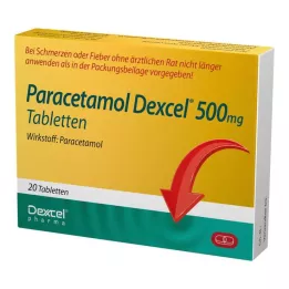 PARACETAMOL Dexcel 500 mg tabletki, 20 szt