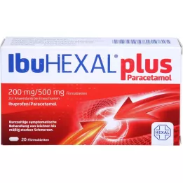 IBUHEXAL plus paracetamol 200 mg/500 mg tabletki powlekane, 20 szt