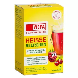 WEPA Hot Berries+Vit.C+Zinc+Magnesium Powder, 10X10 g